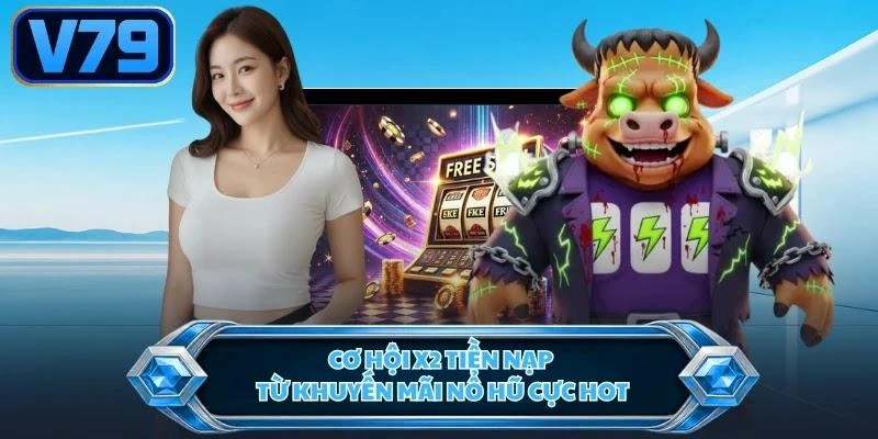 Cơ hội x2 tiền nạp từ khuyến mãi nổ hũ cực hot